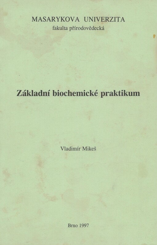 Základní biochemické praktikum