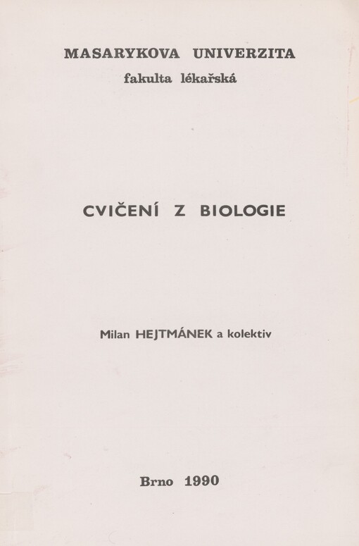 Cvičení z biologie