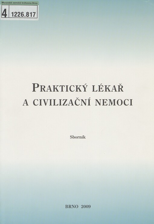 Praktický lékař a civilizační nemoci: sborník