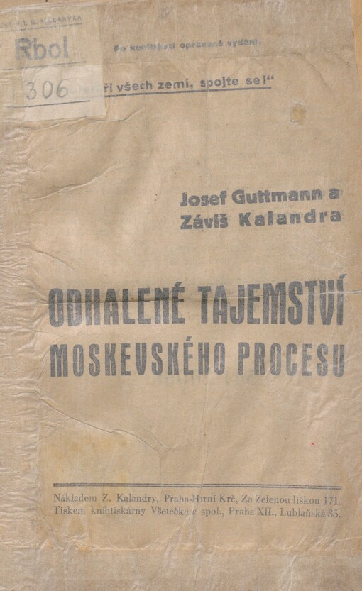 Odhalené tajemství moskevského procesu