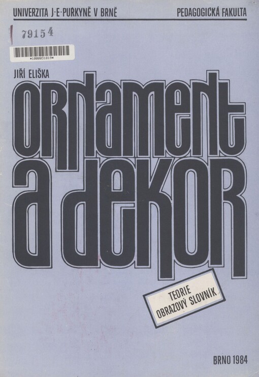 Ornament a dekor: teorie : obrazový slovník