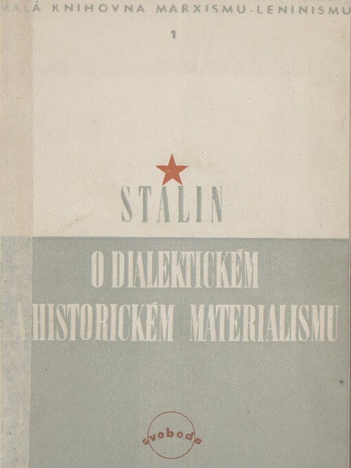 O dialektickém a historickém materialismu