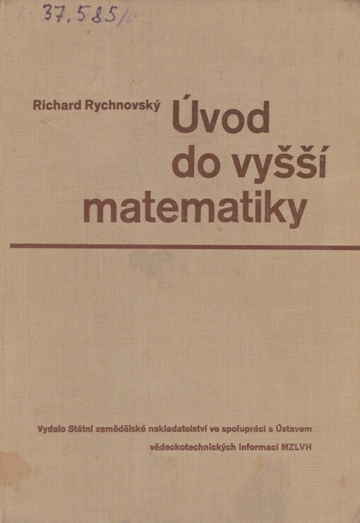 Úvod do vyšší matematiky