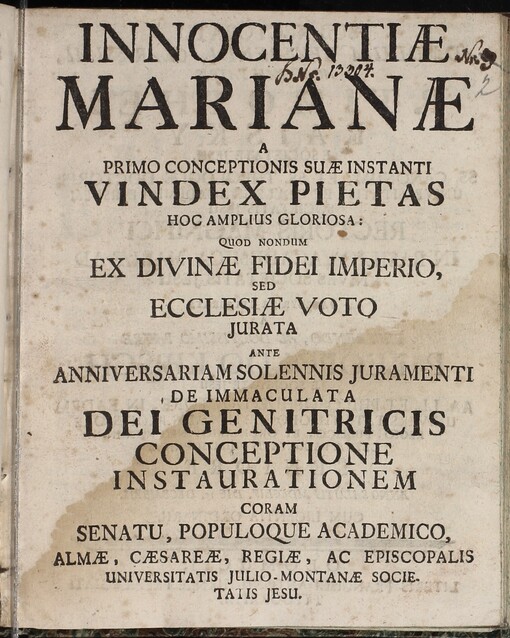 Konvolut začínající dílem: In Annum Salutis M. DC. LXXVIII. POESIS ChronICo-GenethLIaCa, HonorI SerenIssIMI PrInCIpIs IOSEPHI, IACOBI, IOANNIS, IGNATII, ANTONII, EVSTACHII