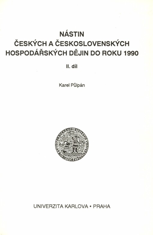Nástin českých a československých hospodářských dějin do roku 1990