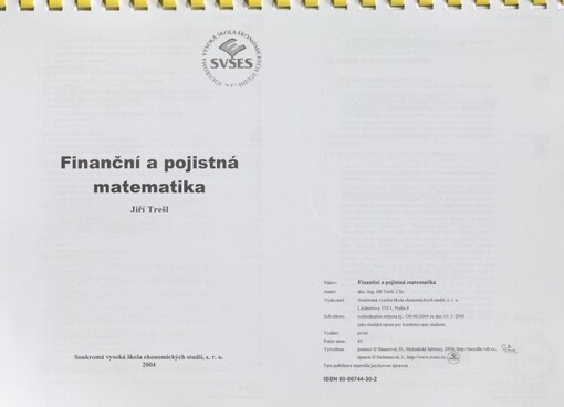 Finanční a pojistná matematika