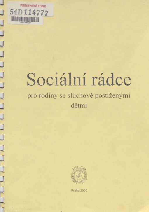 Sociální rádce pro rodiny se sluchově postiženými dětmi