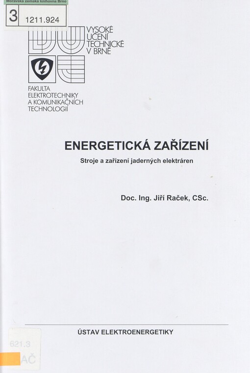 Energetická zařízení: stroje a zařízení jaderných elektráren