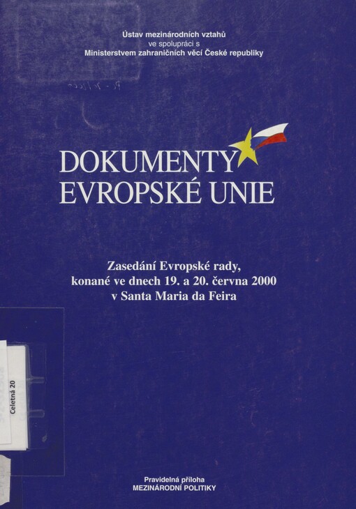 Zasedání Evropské rady, konané ve dnech 19. a 20. června 2000 v Santa Maria da Feira