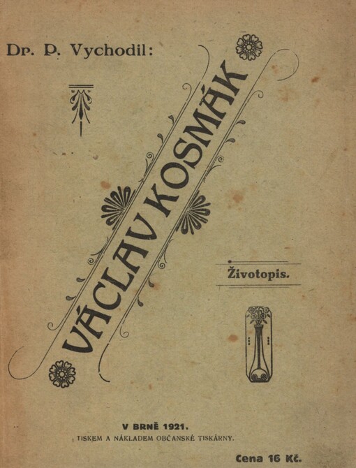 Václav Kosmák: životopis