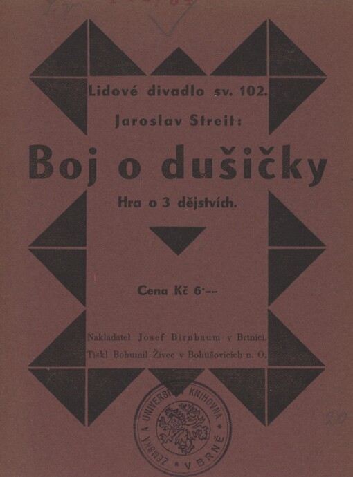 Boj o dušičky: hra o 3 dějstvích