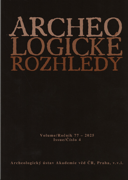 Archeologické rozhledy : informační orgán archeologických a příbuzných vědeckých ústavů v Československu