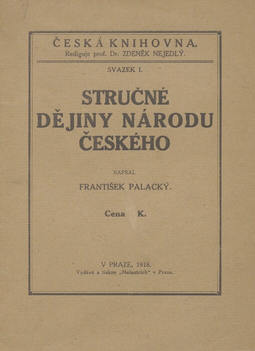 Stručné dějiny národu Českého