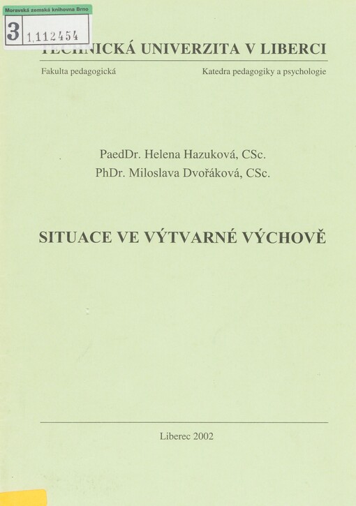 Situace ve výtvarné výchově