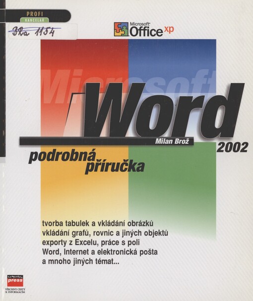 Microsoft Word 2002: podrobná příručka