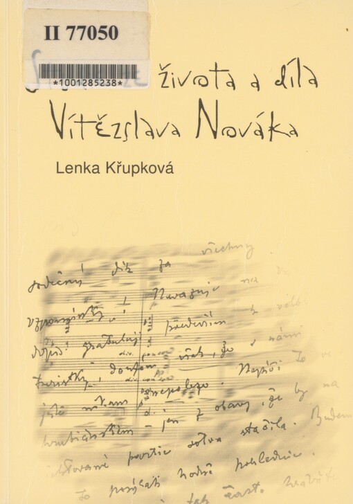 Studie ze života a díla Vítězslava Nováka