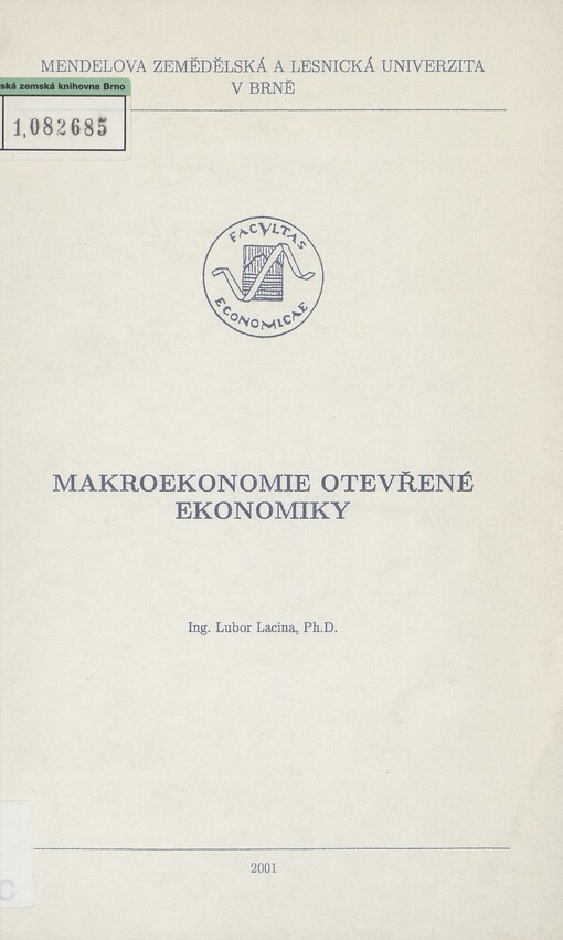 Makroekonomie otevřené ekonomiky