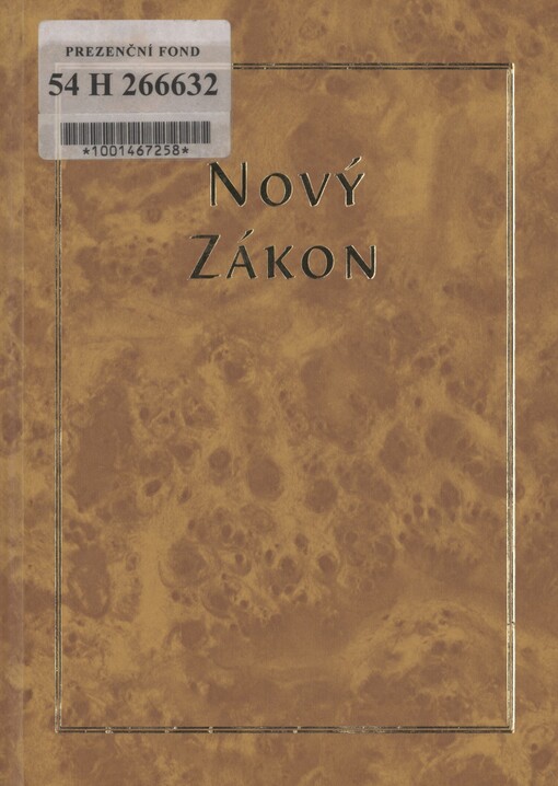 Nový zákon: Nová Bible kralická