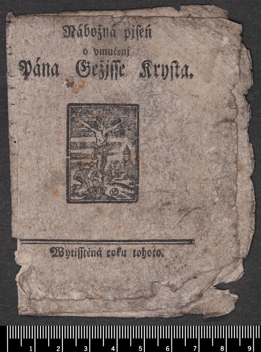 Nábožná pjseń o vmučenj Pána Gežjsse Krysta