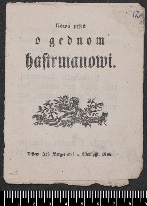 Nowá pjseň o gednom hastrmanowi