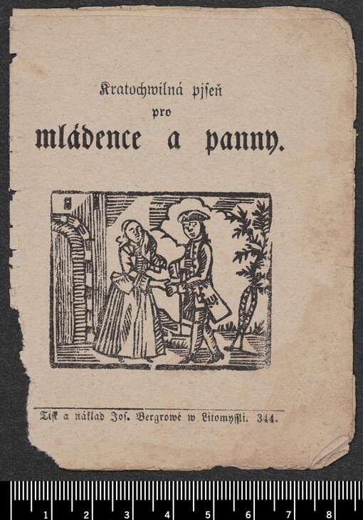 Kratochwilná pjseň pro mládence a panny