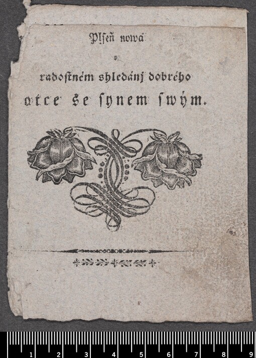 Pjseň nowá o radostném shledánj dobrého otce se synem swým