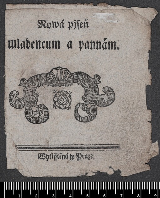 Nowá pjseň mladencum a pannám