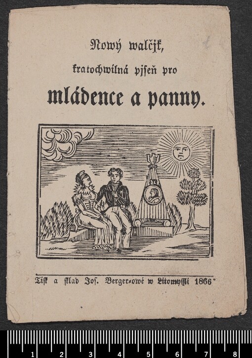Nowý walčjk, kratochwílná pjseň pro mládence a panny