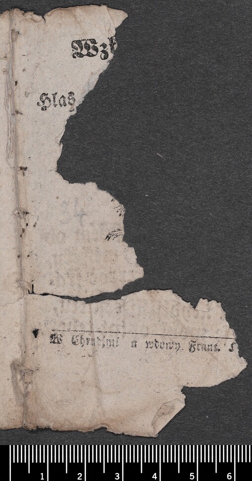 [Wzkazanecko aneb: Hlas wzdychagjcyho na paussti po swé Milence]