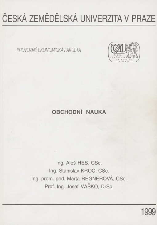 Obchodní nauka