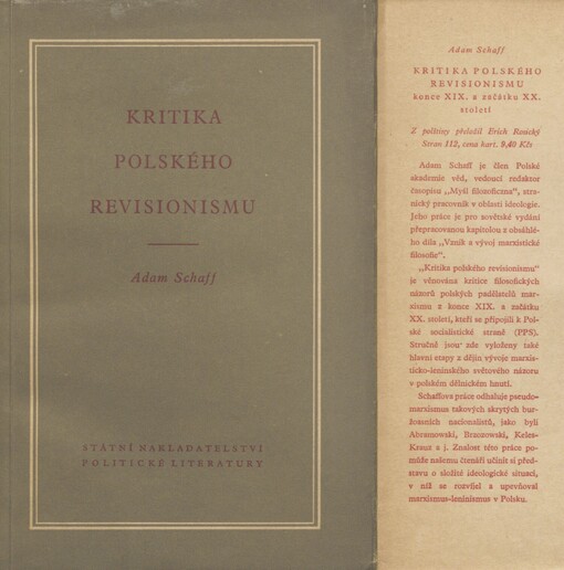 Kritika polského revisionismu konce XIX. a začátku XX. století