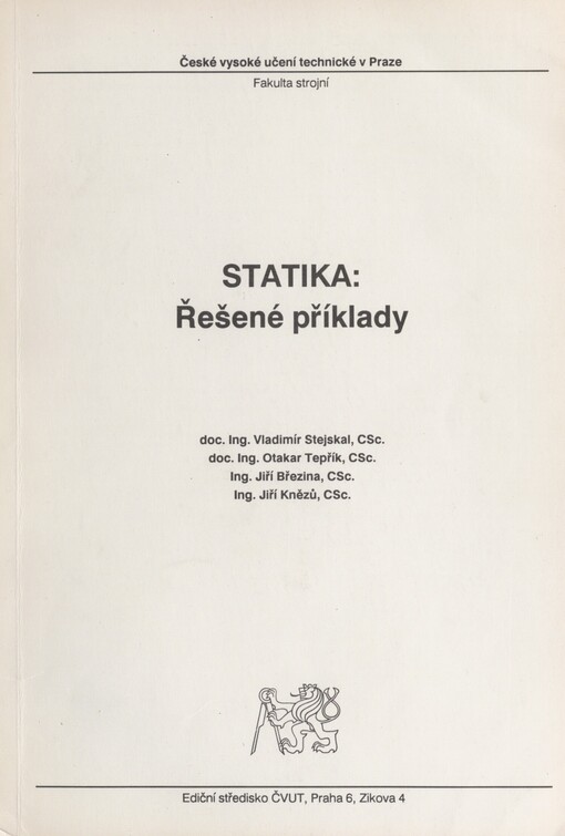Statika: řešené příklady