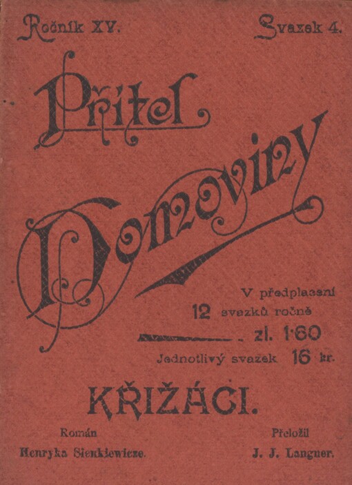 Křižáci: román Henryka Sienkiewicze