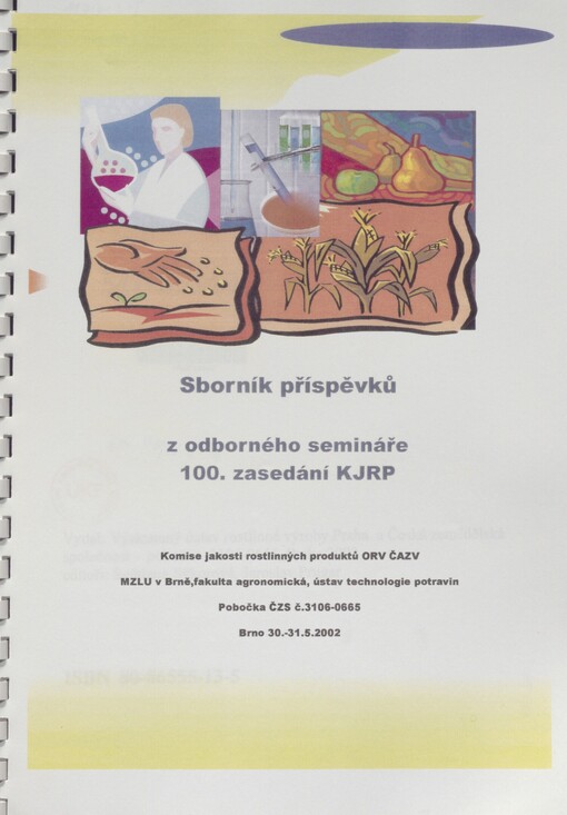 Sborník příspěvků z odborného semináře 100. zasedání KJRP: Brno 30.-31.5.2002