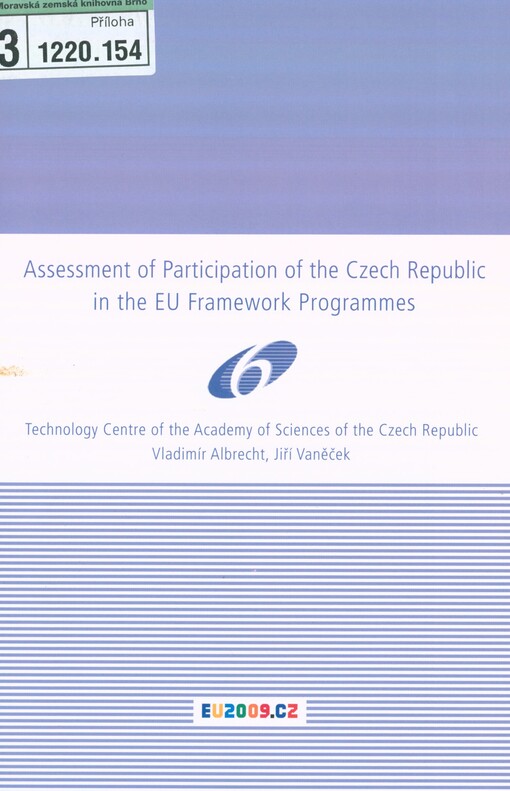 Assessment of participation of the Czech Republic in the EU framework programmes