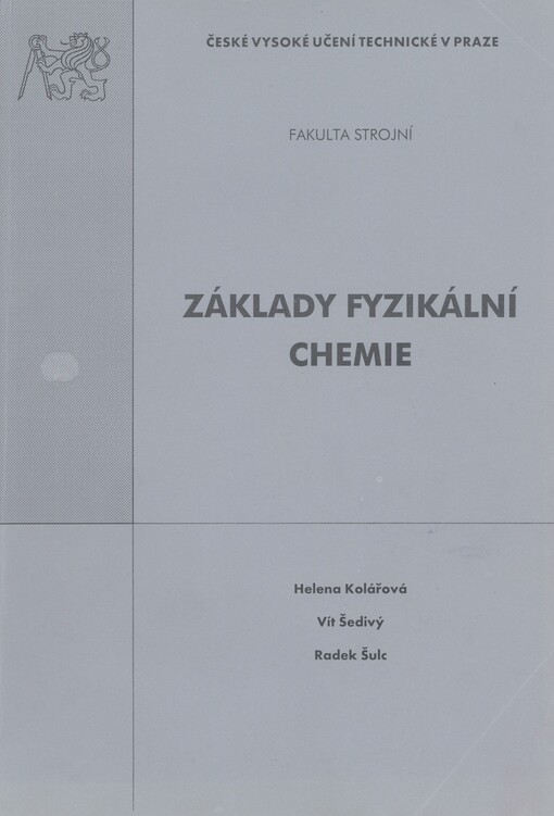 Základy fyzikální chemie