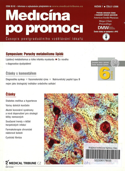 Medicína po promoci = Postgraduate medicine Czech : časopis postgraduálního vzdělávání lékařů