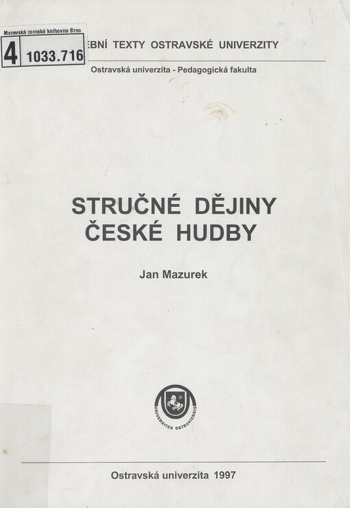 Stručné dějiny české hudby
