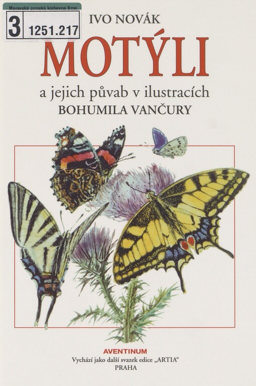Motýli a jejich půvab v ilustracích Bohumila Vančury