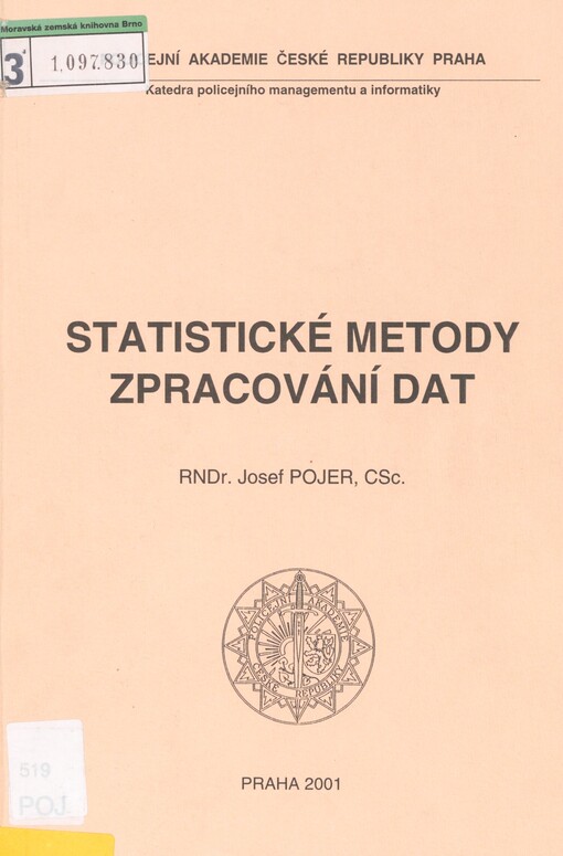 Statistické metody zpracování dat