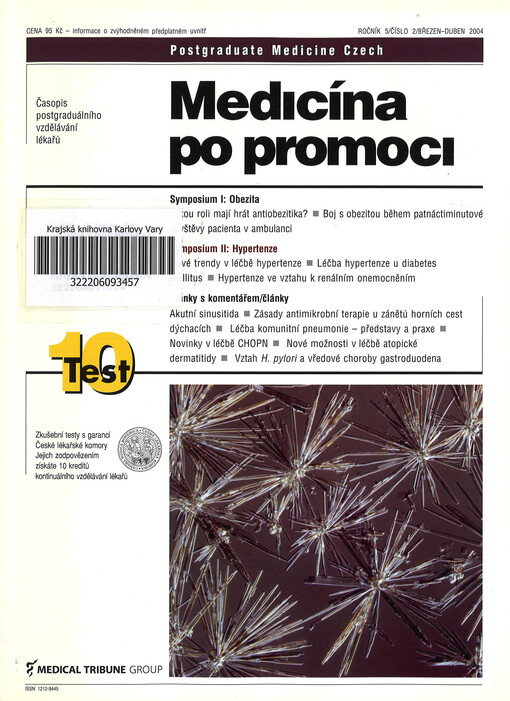 Medicína po promoci = Postgraduate medicine Czech : časopis postgraduálního vzdělávání lékařů