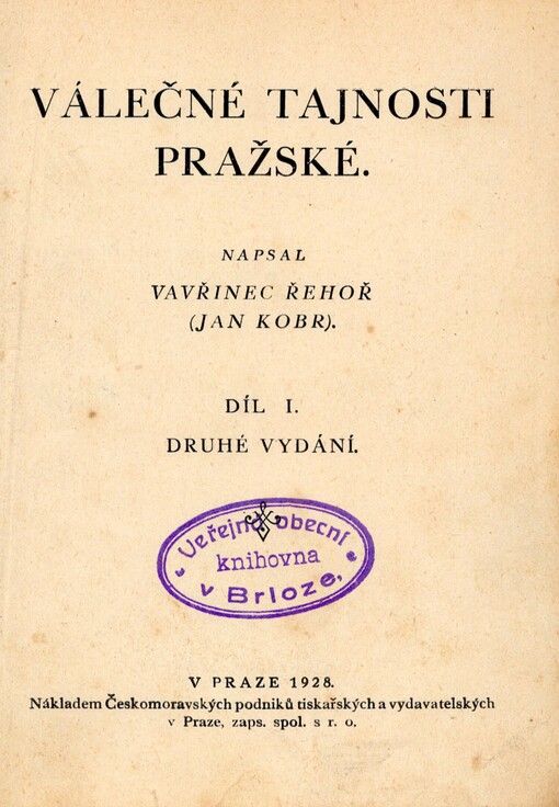 Válečné tajnosti pražské