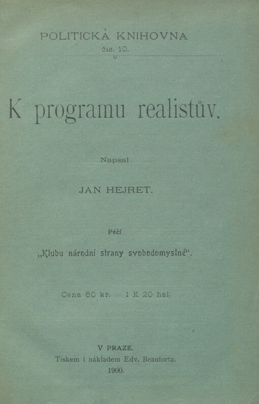 K programu realistův