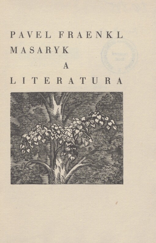 Masaryk a literatura