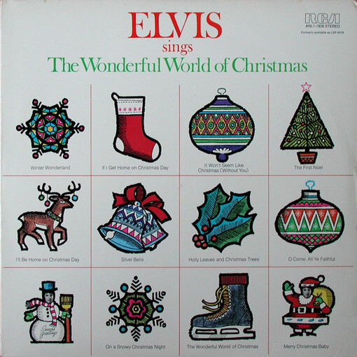 Elvis sings the Wonderful world of Christmas