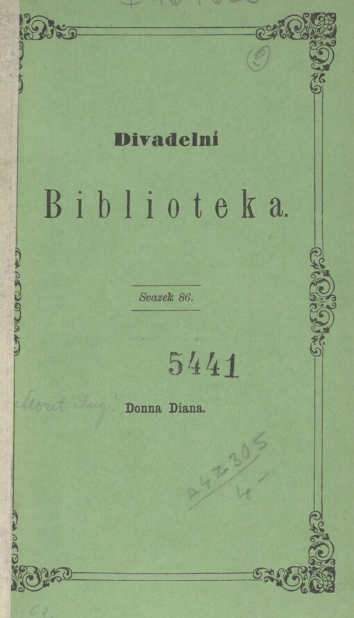 Donna Diana: veselohra ve třech jednáních