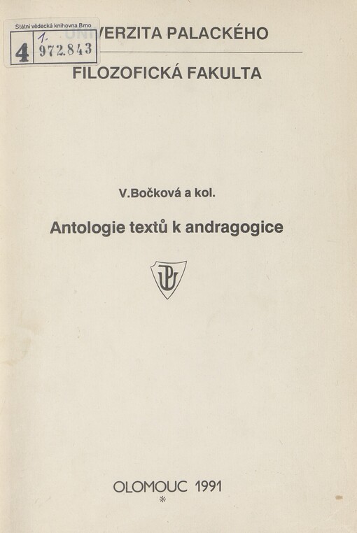 Antologie textů k andragogice