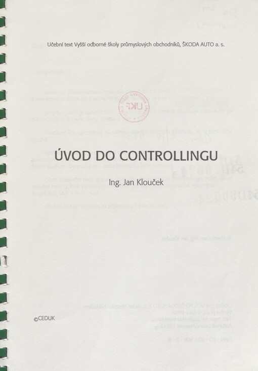 Úvod do controllingu