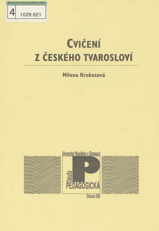 Cvičení z českého tvarosloví