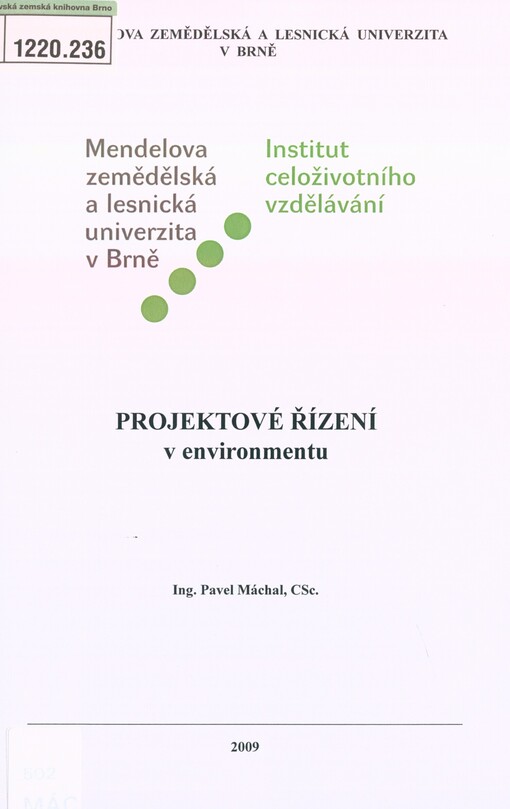 Projektové řízení v environmentu